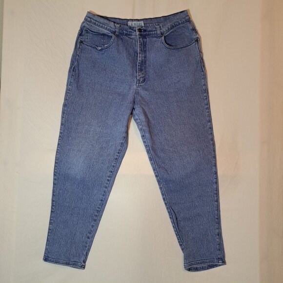 Vintage‎ L.A. Blues Women's Relaxed Fit High-Rise Jeans Size 20 Blue “Mom Jeans” - Picture 3 of 12